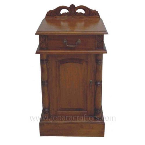 Mahogany Bedside MHBS004 CODE: MHBS-004